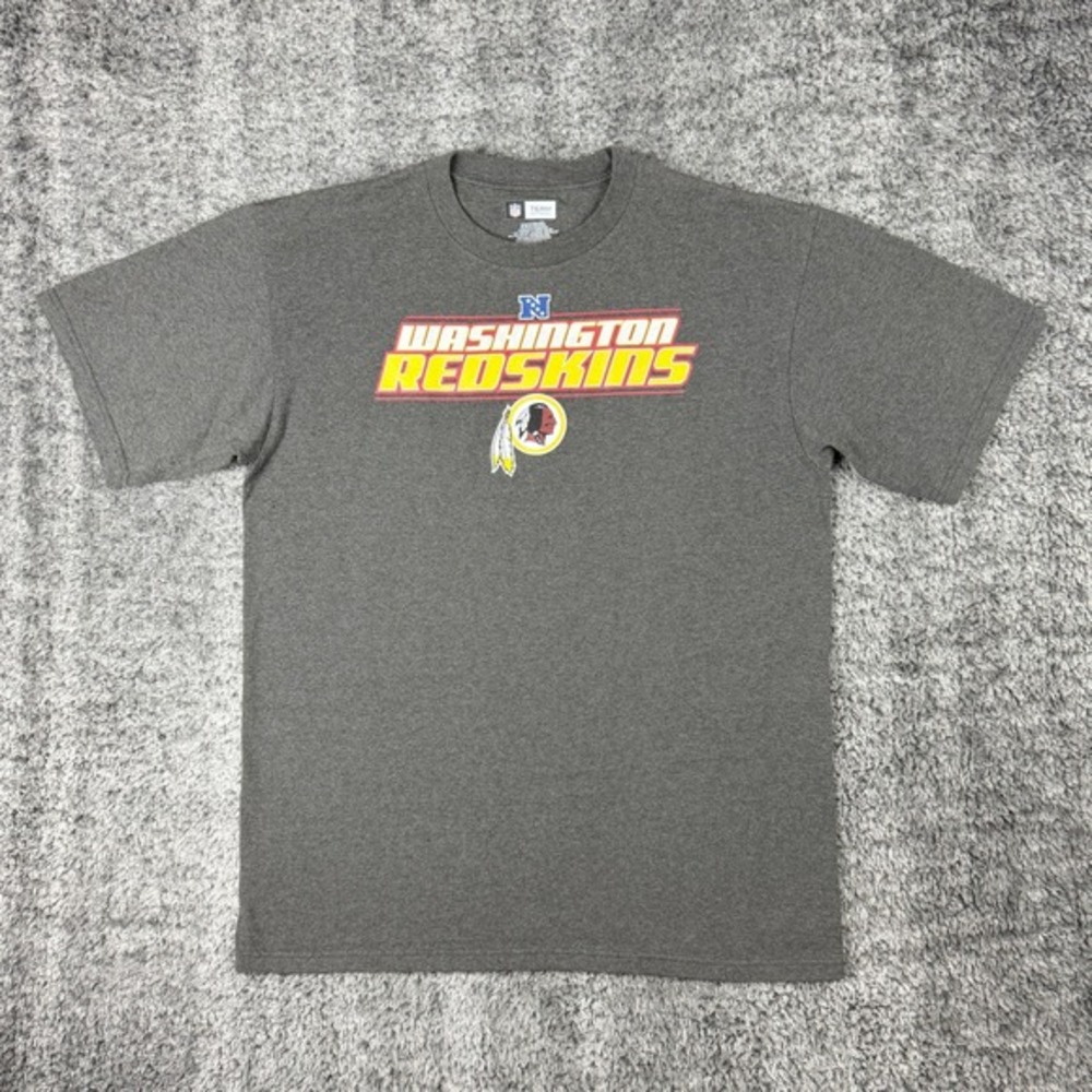 Washington Redskins Men's L NFL Team Apparel  Charcoal Gray‎ Shirt Cotton Blend
